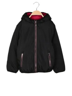 Urchin Giubbotto doubleface da bambino con cappuccio e zip