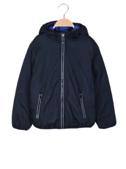 Urchin Giubbotto doubleface da bambino con cappuccio e zip