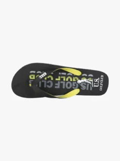 U.S. Golf Club Infradito da uomo in gomma con stampe - nero