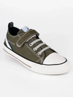 U.S. Golf Club Junior Sneakers in tela con strappo