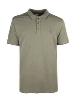 U.S. Golf Club Polo da uomo in cotone a maniche corte