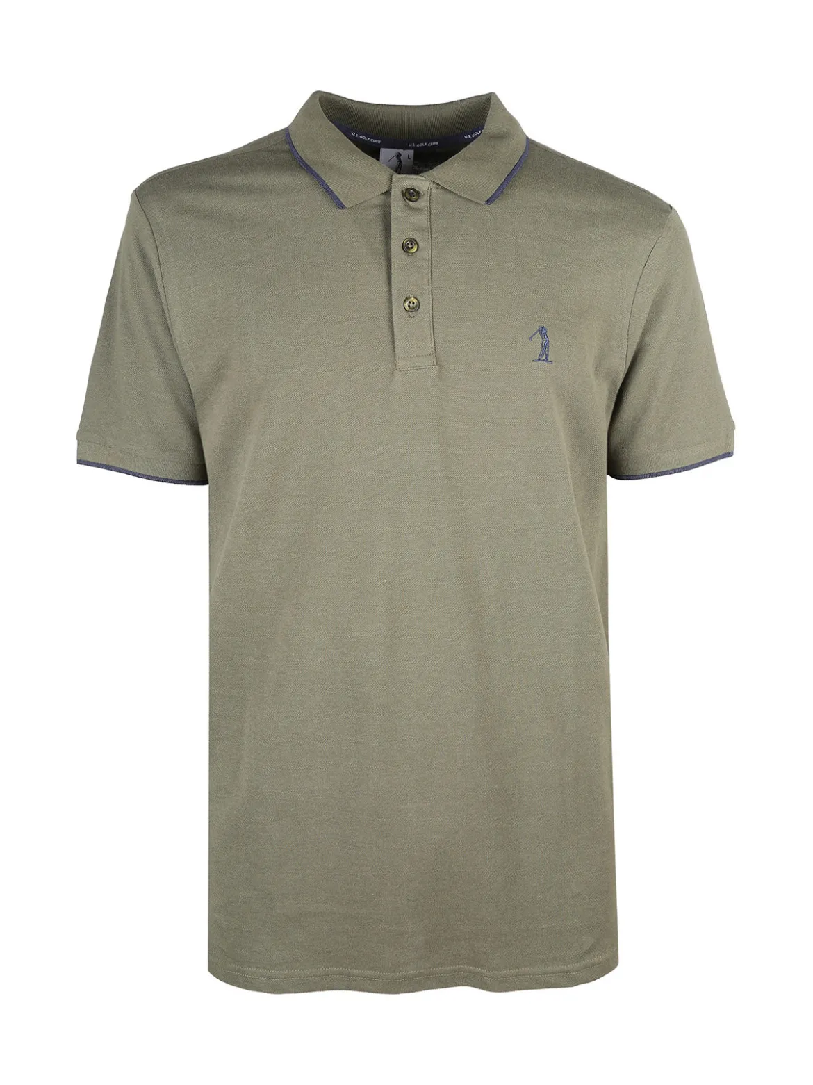 U.S. Golf Club Polo da uomo in cotone a maniche corte