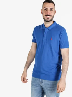 U.S. Golf Club Polo da uomo in cotone a maniche corte