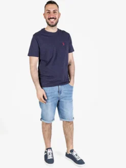 U.S. Golf Club T-shirt uomo in cotone con taschino