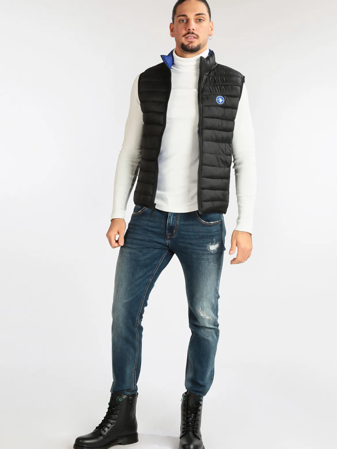 U.S. Polo Assn. Giubbino smanicato uomo reversibile