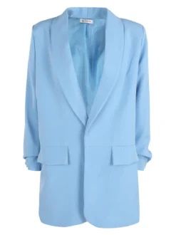 Vanita Blazer donna aperto con maniche arricciate