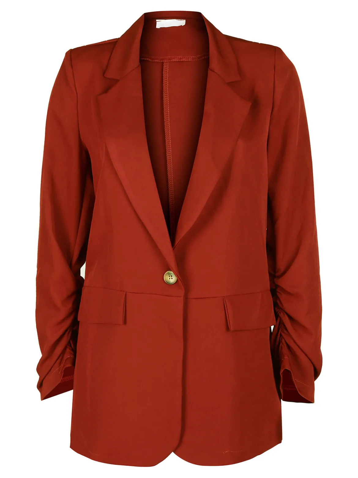 Vanita Blazer donna con maniche arricciate