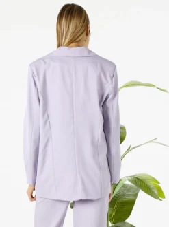 Vanita Blazer donna oversize con bottone - lilla