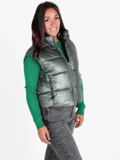 Vanita Gilet donna trapuntato con zip