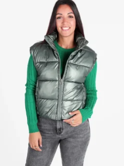 Vanita Gilet donna trapuntato con zip