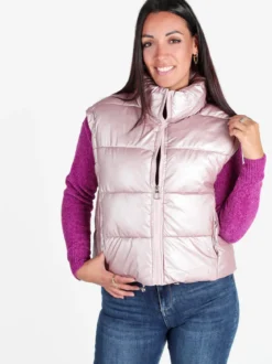 Vanita Gilet donna trapuntato con zip