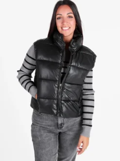 Vanita Gilet donna trapuntato con zip