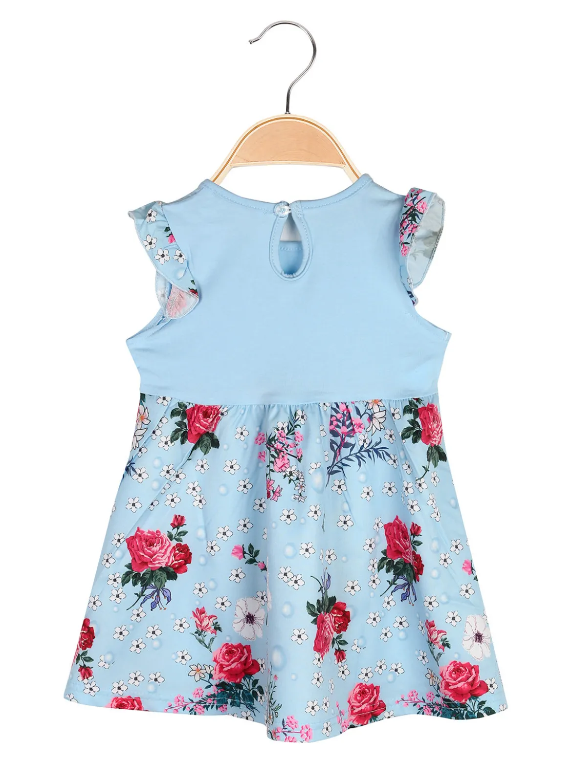 Vanity Girl'S Vestito da neonata senza maniche con stampa floreale
