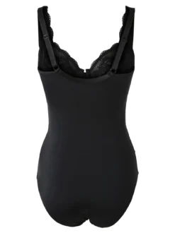 Verde Veronica AR42 Body donna con pizzo coppa C con ferretto - nero