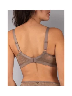 Verde Veronica AR14D Reggiseno preformato imbottito con ferretto coppa D - fango