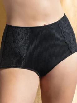 Verde Veronica AR39 Guaina da donna con pizzo - nero