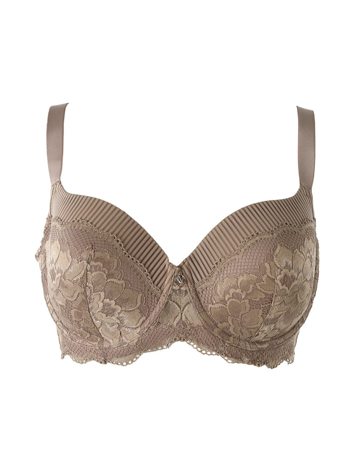 Verde Veronica AR14 Reggiseno imbottito preformato con ferretto coppa E - fango