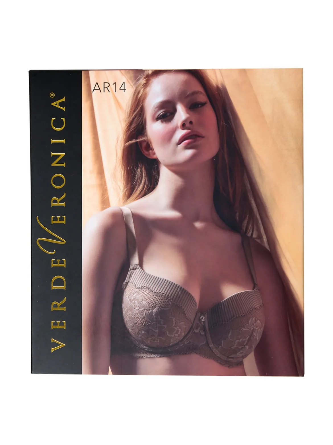 Verde Veronica AR14 Reggiseno imbottito preformato con ferretto coppa E - fango