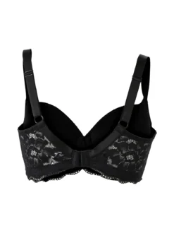 Verde Veronica AR14 Reggiseno imbottito preformato con ferretto coppa E - nero