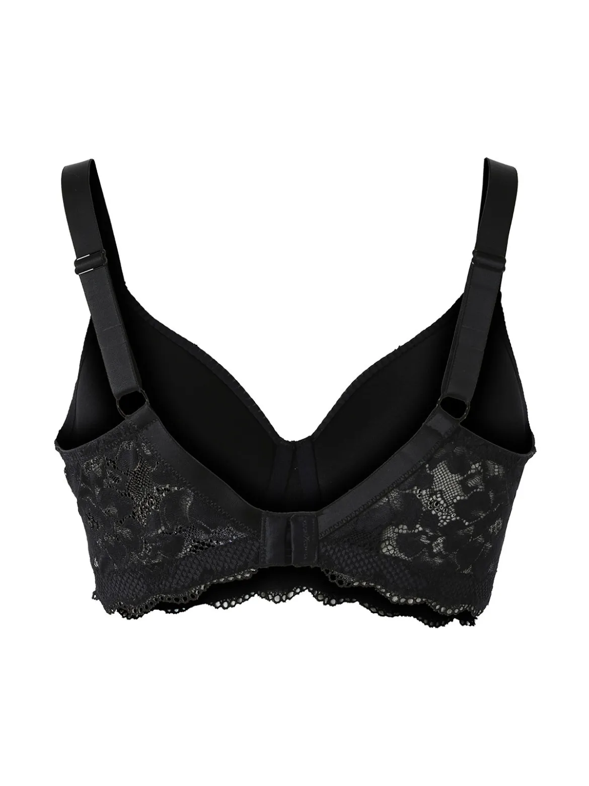 Verde Veronica AR16 Reggiseno imbottito preformato senza ferretto coppa D - nero
