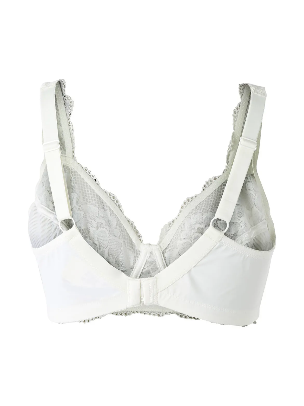 Verde Veronica AR10 Reggiseno preformato con pizzo senza ferretto coppa C - panna