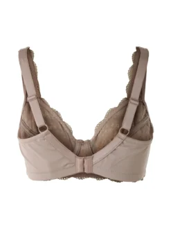 Verde Veronica AR10 Reggiseno preformato con pizzo senza ferretto coppa C - fango