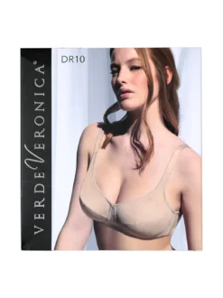 Verde Veronica DR10C Reggiseno donna francese senza ferretto coppa C - nero