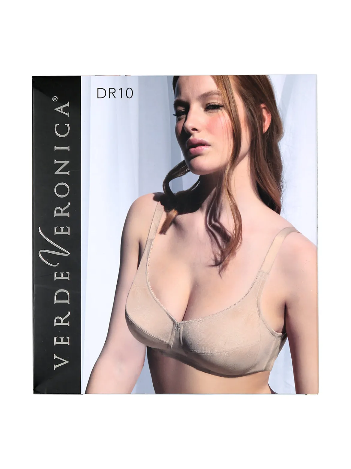 Verde Veronica DR10C Reggiseno donna francese senza ferretto coppa C - nero