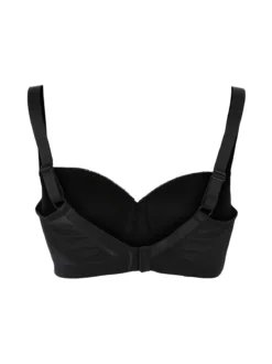 Verde Veronica DR14C Reggiseno donna imbottito con ferretto e coppa C preformata - nero