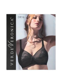 Verde Veronica DR16C Reggiseno donna imbottito senza ferretto COPPA C - bordeaux