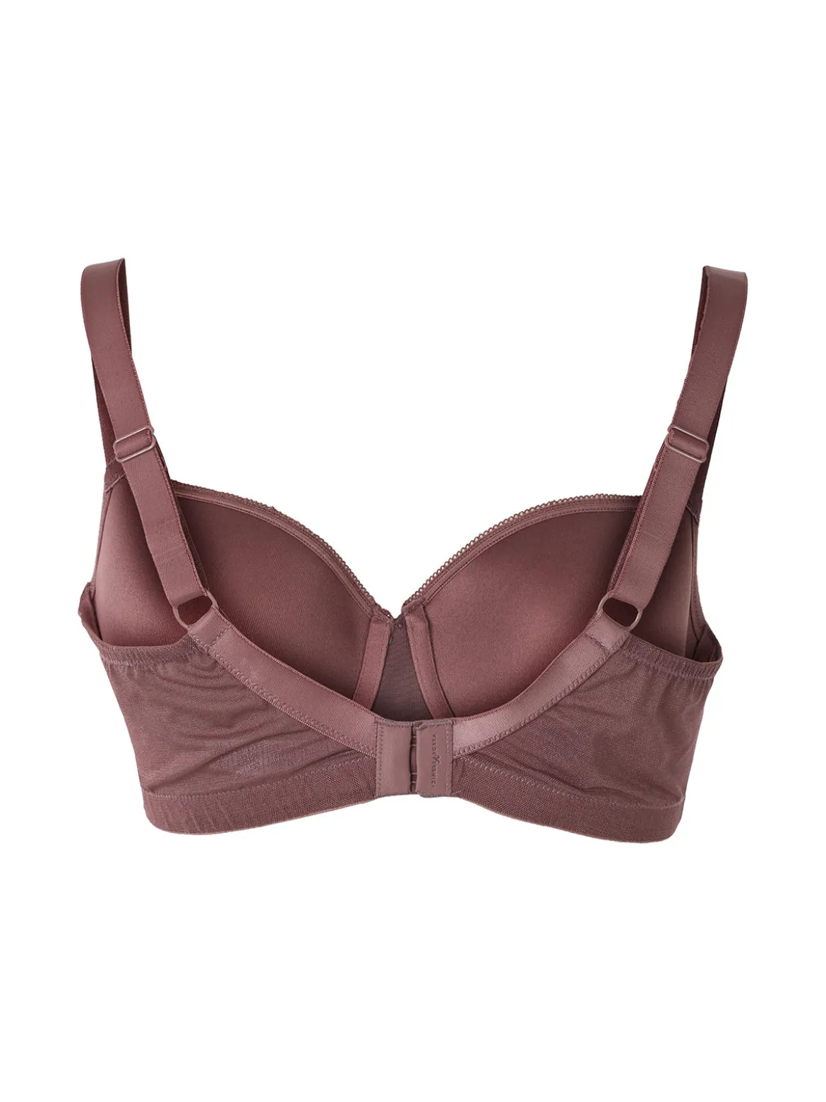 Verde Veronica DR16C Reggiseno donna imbottito senza ferretto COPPA C - bordeaux
