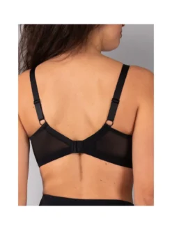 Verde Veronica DR16C Reggiseno donna imbottito senza ferretto COPPA C - nero