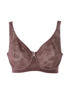 Verde Veronica DR12C Reggiseno donna sfoderato con ferretto coppa C - bordeaux