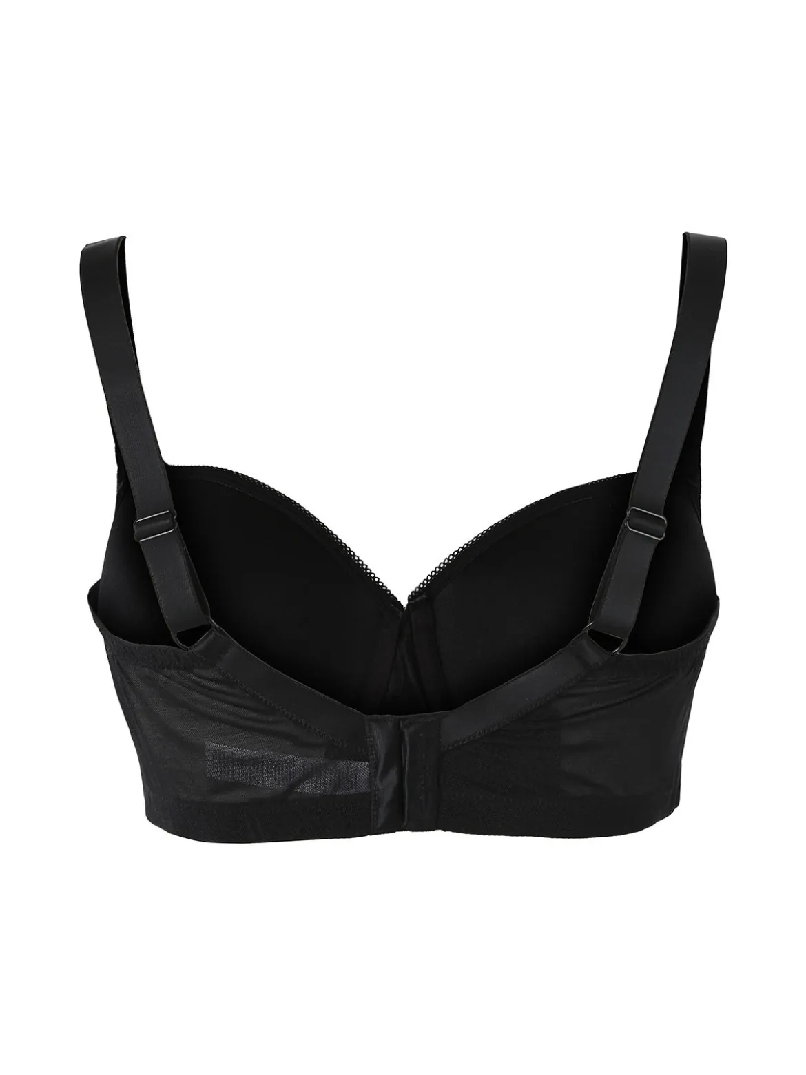 Verde Veronica DR14 Reggiseno preformato con coppe imbottite e ferretto coppa E - nero