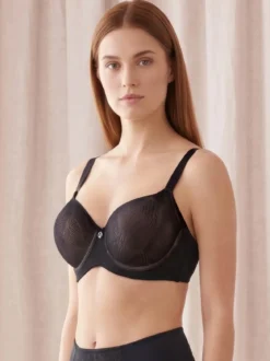 Verde Veronica OD14 Reggiseno con coppe imbottite e ferretto COPPA C - nero