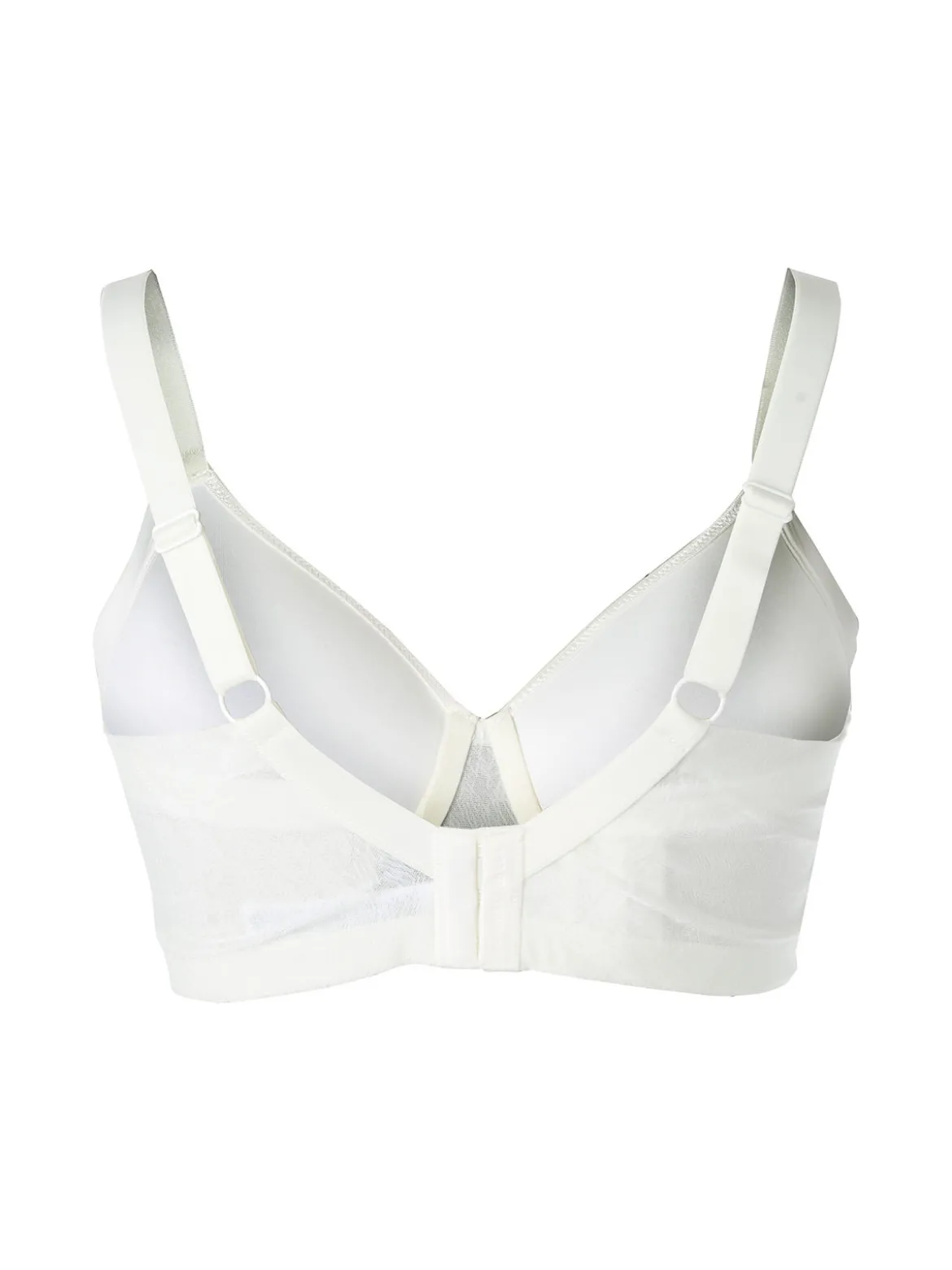 Verde Veronica OD16 Reggiseno donna con coppe imbottite senza ferretto COPPA C - panna