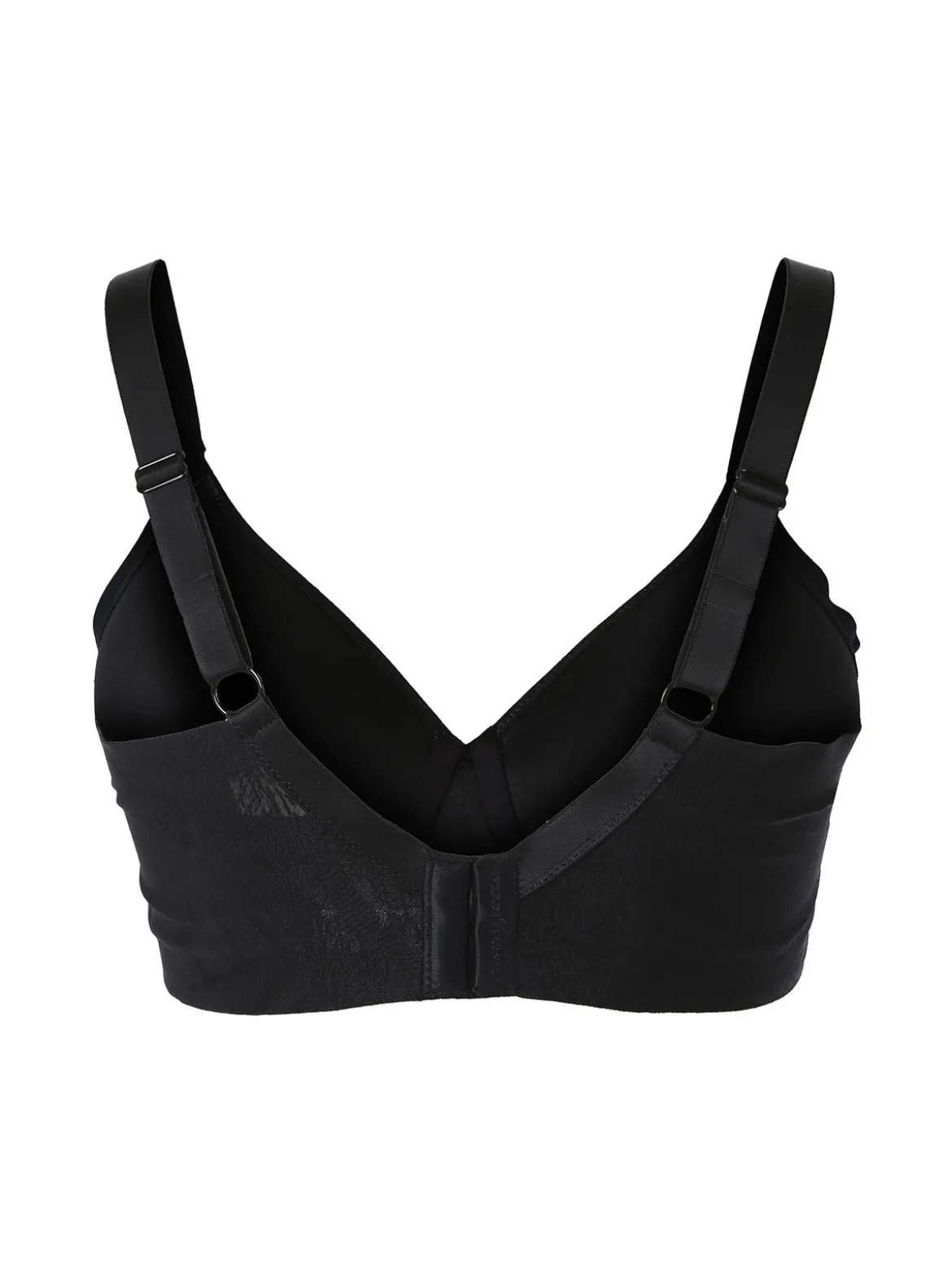 Verde Veronica OD16 Reggiseno donna con coppe imbottite senza ferretto COPPA C - nero