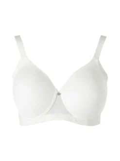 Verde Veronica OD16 Reggiseno donna con coppe imbottite senza ferretto COPPA D - panna