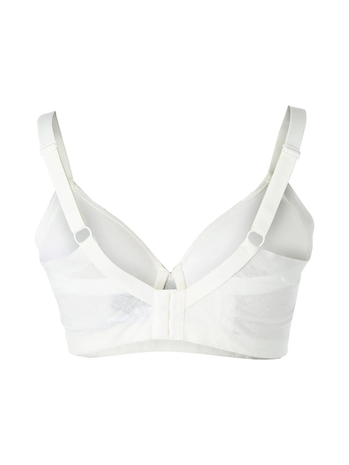 Verde Veronica OD16 Reggiseno donna con coppe imbottite senza ferretto COPPA D - panna