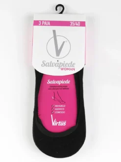 Virtus Calza salvapiede antiscivolo 3 pezzi
