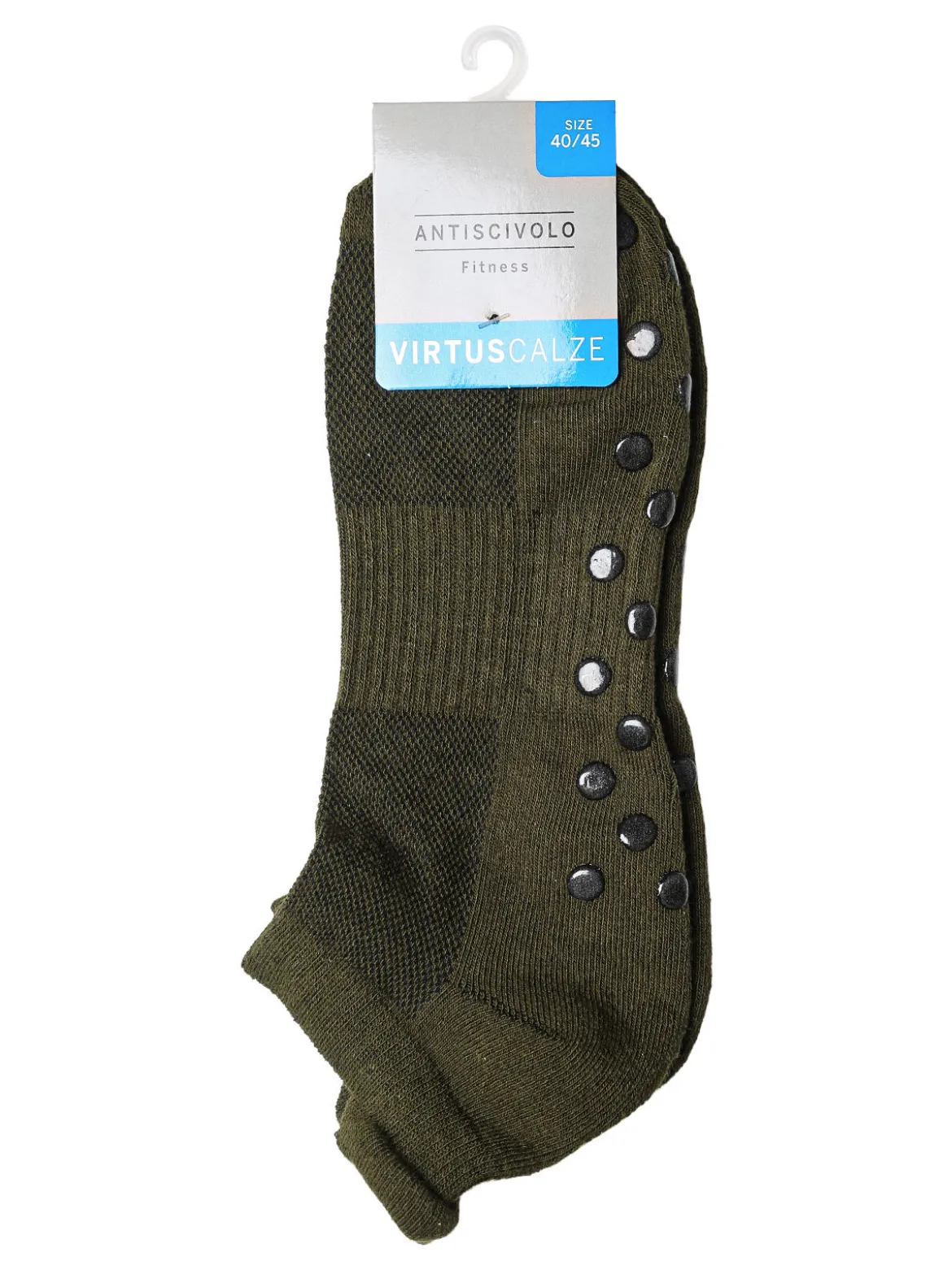 Virtus Calze antiscivolo da uomo - militare