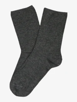 Virtus Calze corte da donna in misto cashmere - grigio scuro