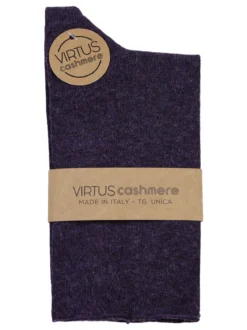 Virtus Calze corte da donna in misto cashmere - viola