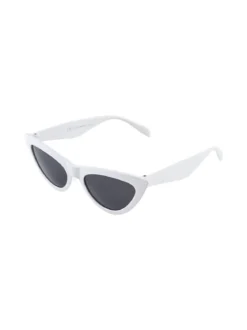 Visionmania Occhiali da sole da bambini a gatto - bianco