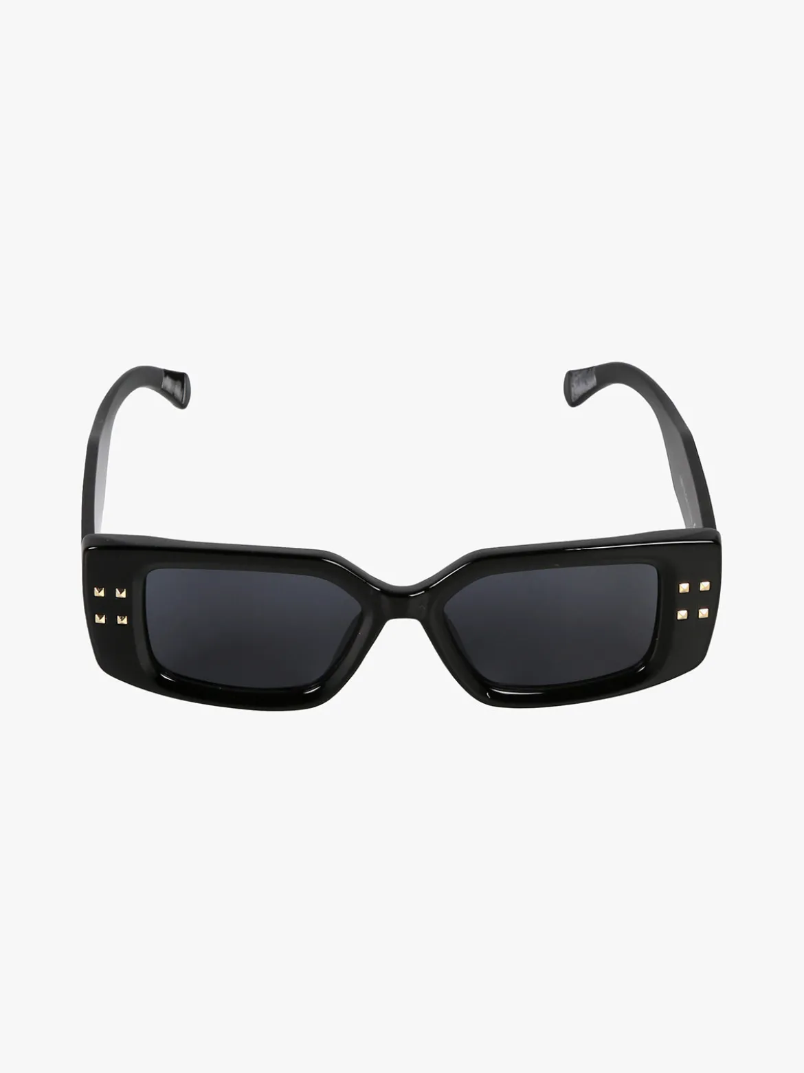 Visionmania Occhiali da sole rettangolari da donna con borchie