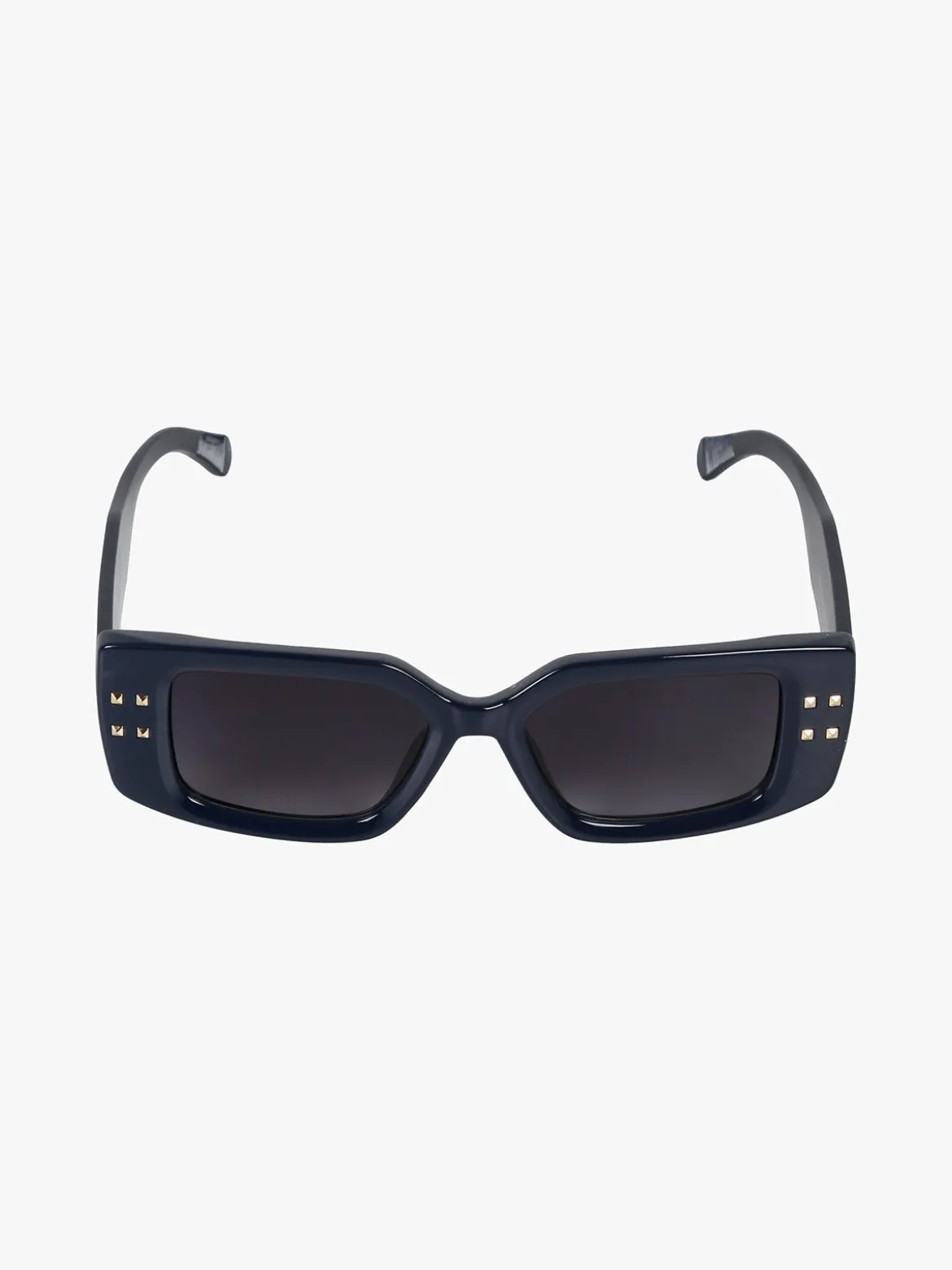 Visionmania Occhiali da sole rettangolari da donna con borchie