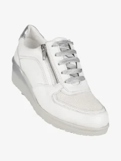 Walk Dream Sneakers in pelle donna con zeppa
