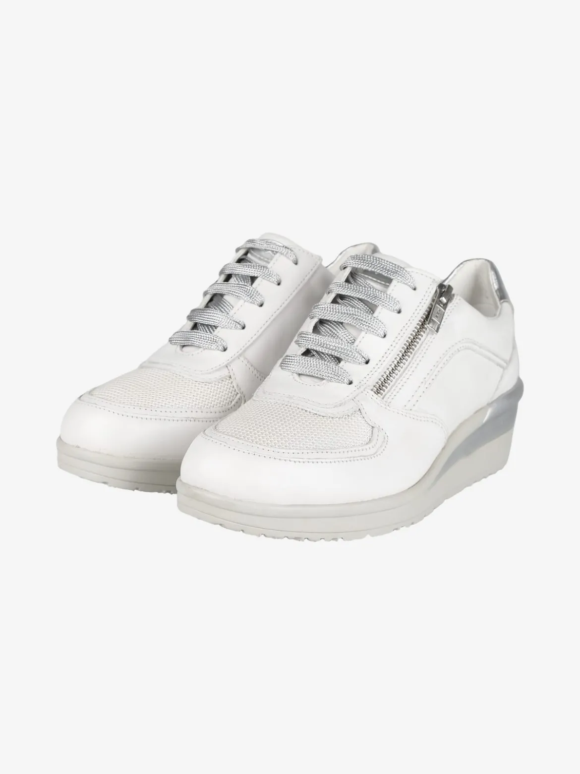 Walk Dream Sneakers in pelle donna con zeppa