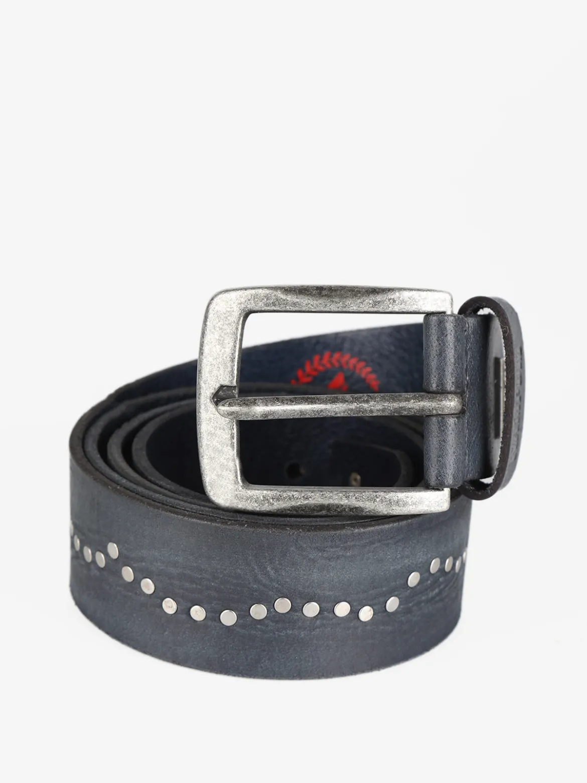 Wampum Cintura in pelle con borchie da uomo
