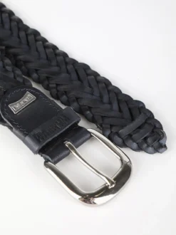 Wampum Cintura in pelle intrtecciata da uomo